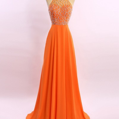 pretty orange dresses