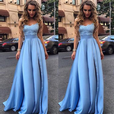 light blue homecoming dresses tight