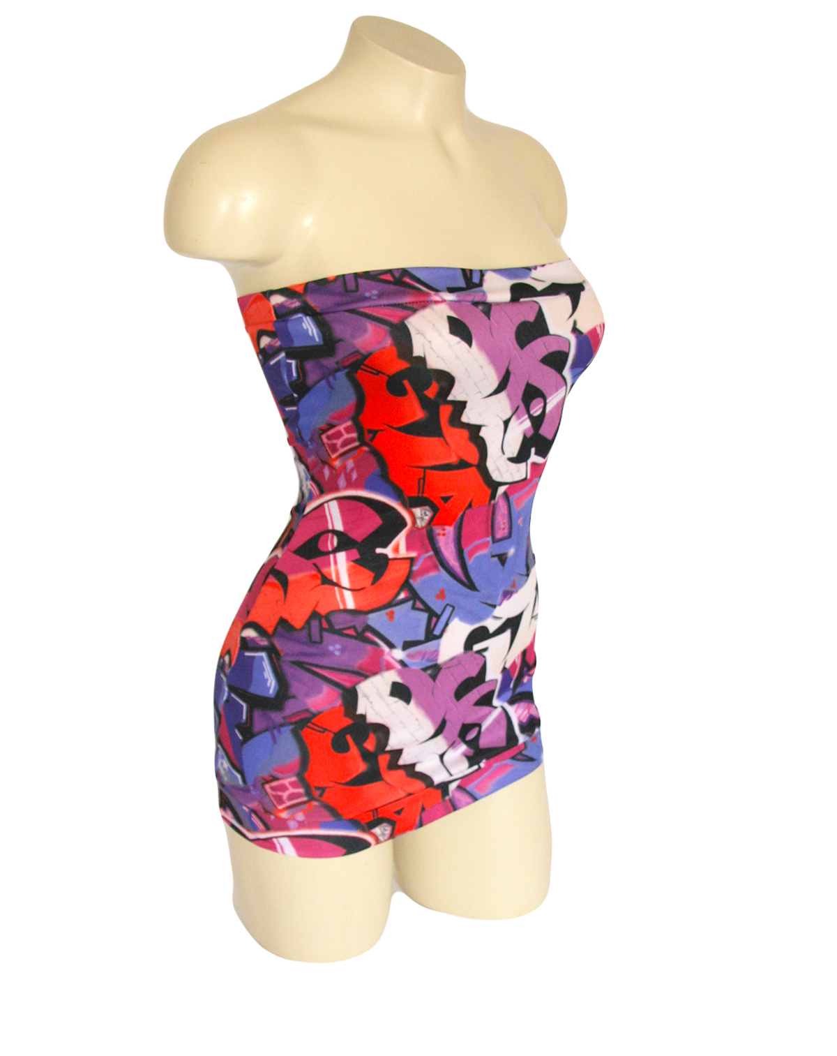 Spandex Mini Tube Dress