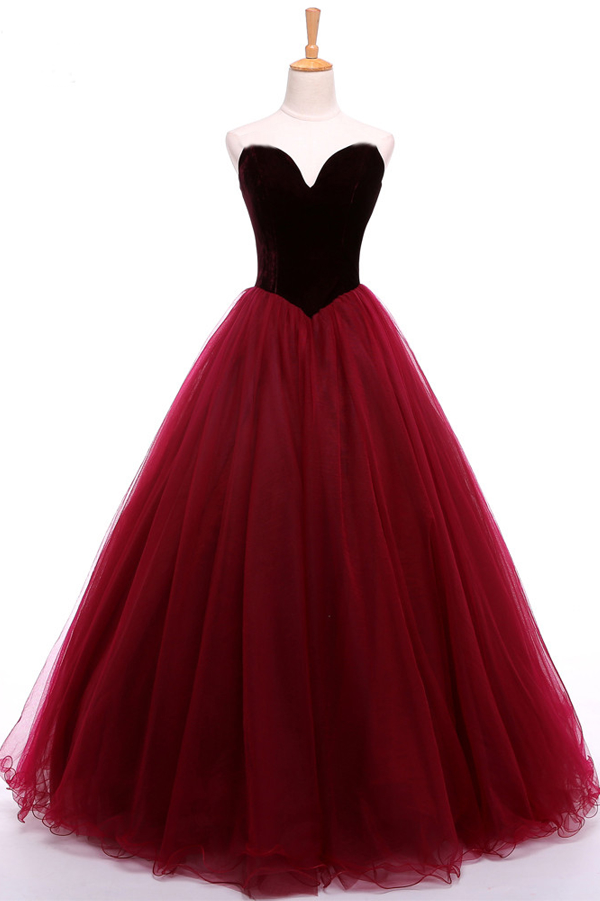 velvet tulle dress