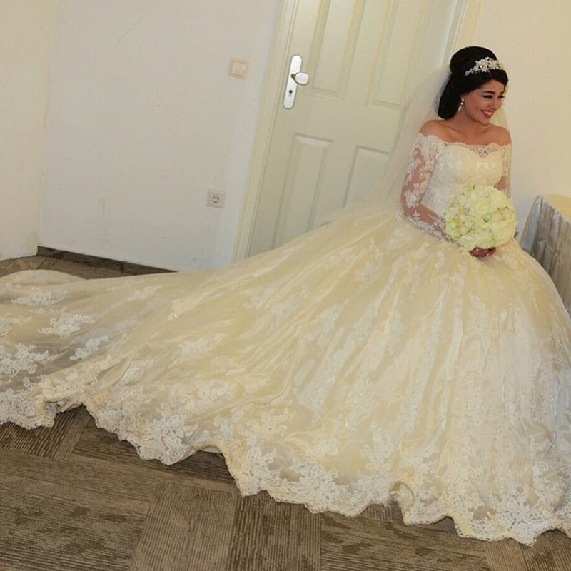 yellow lace wedding dress