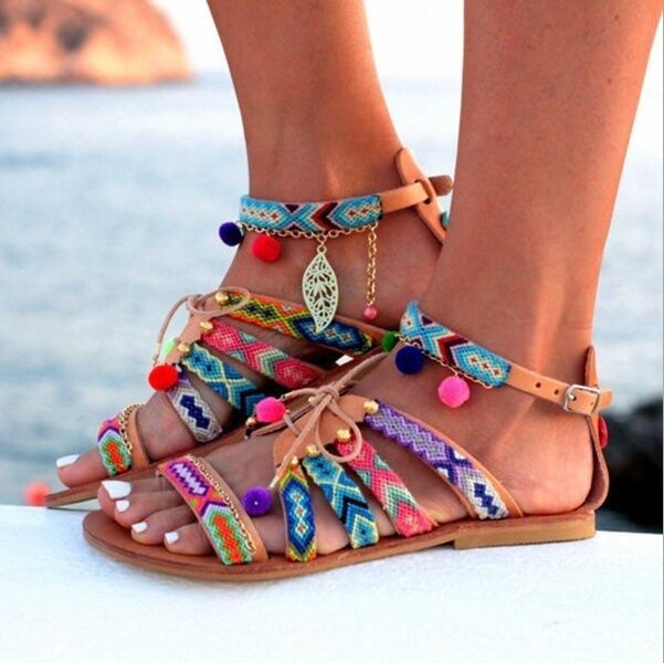 mia flat sandals