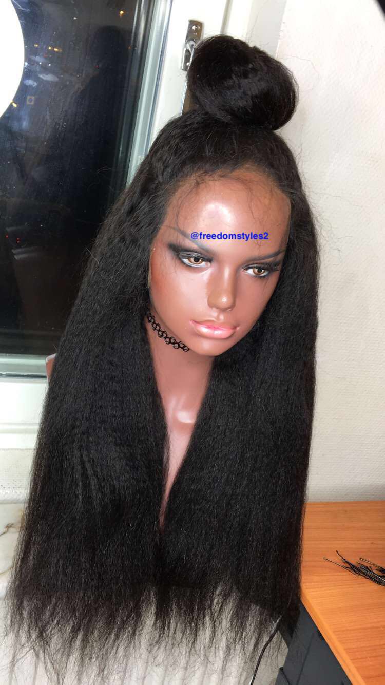 Kinky Straight Wig Human Hair Wig Sold By Freedom Styles On Storenvy