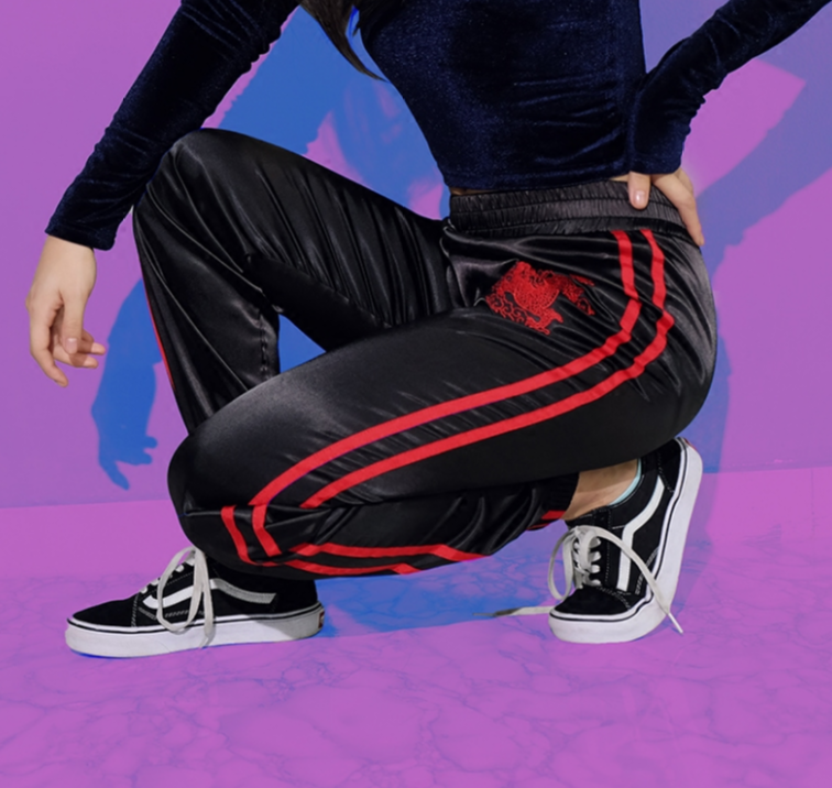 high waist parallel pants