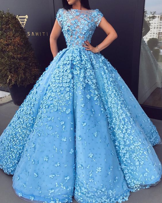 Blue Graduation Dresses