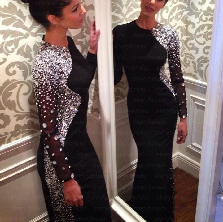 Long Sleeve Mermaid Prom Dresses
