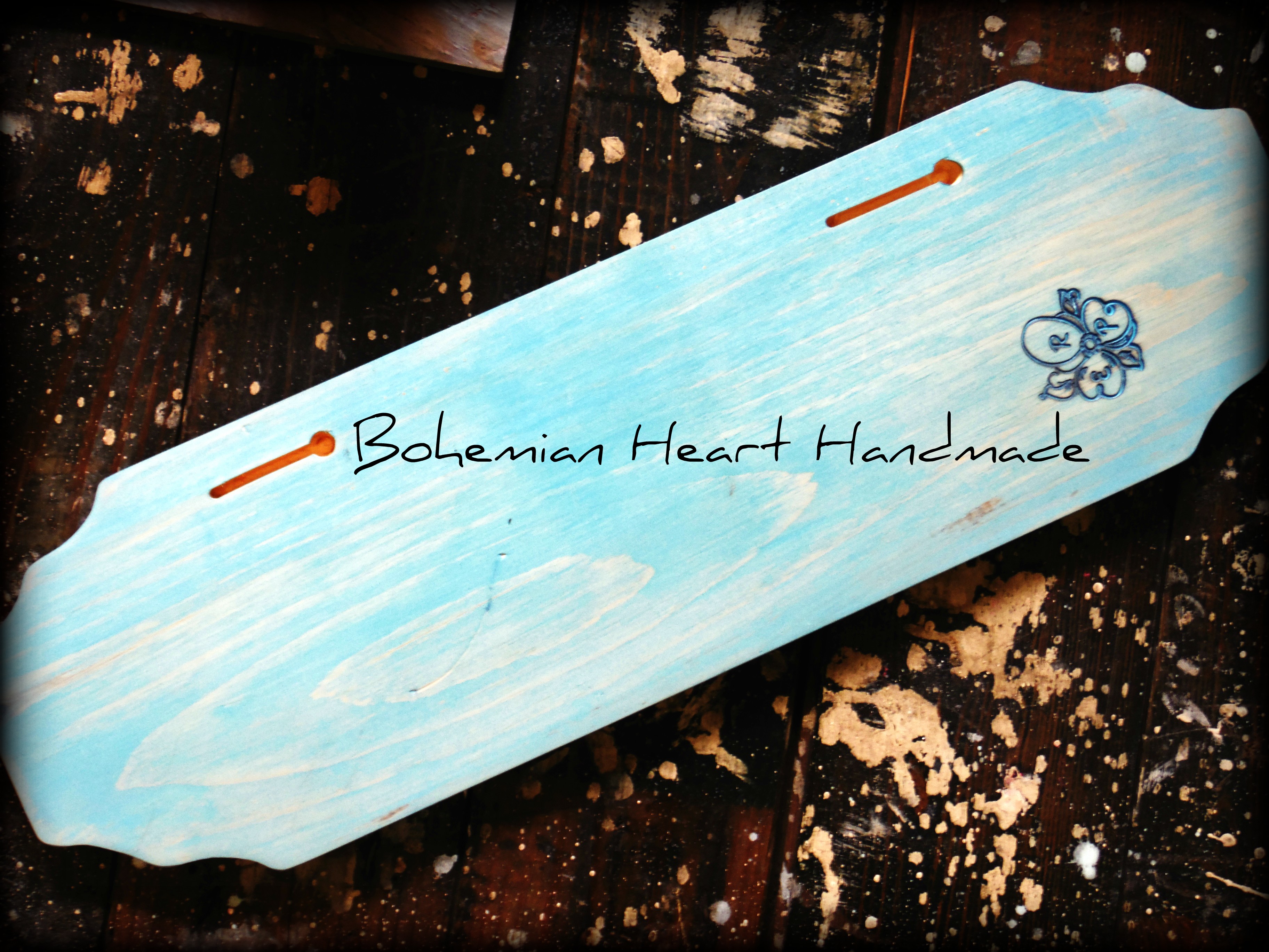 Menu Chalkboard Wall Decor Kitchen Cafe Bohemian Heart