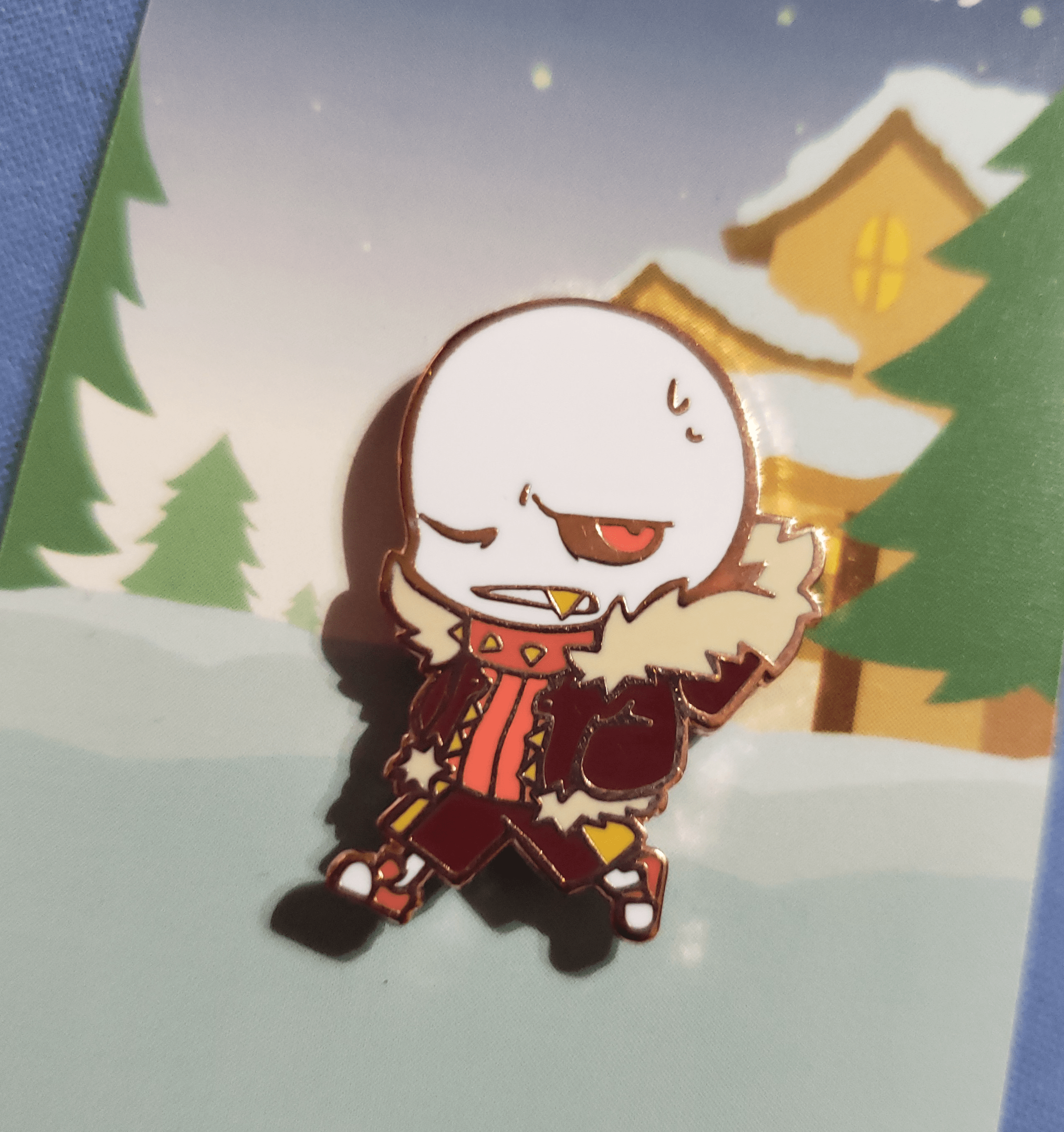 Underfell Sans Enamel Pin Skeleton Emporium Online Store Powered By Storenvy