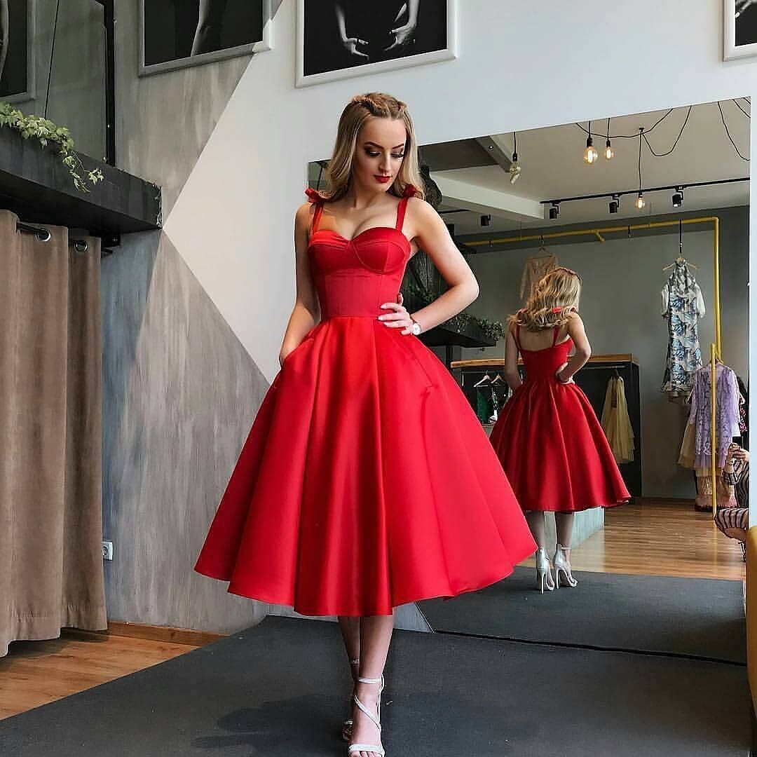 satin short gowns
