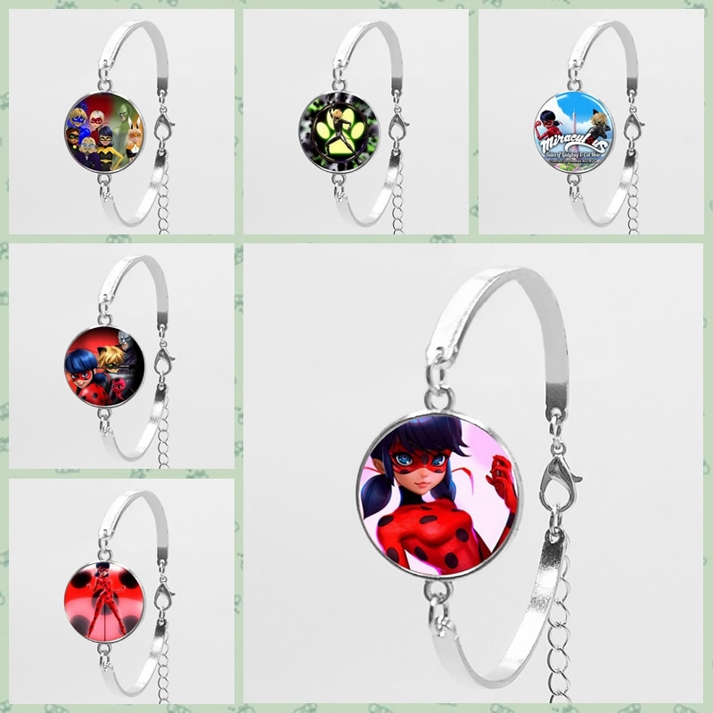 Ladybug Chain Toy Figure Juguetes Christmas Marinette Bug Bracelet Adrien Lady Gift Cat Oyuncak Noir Miraculous Sold By Moltengreen