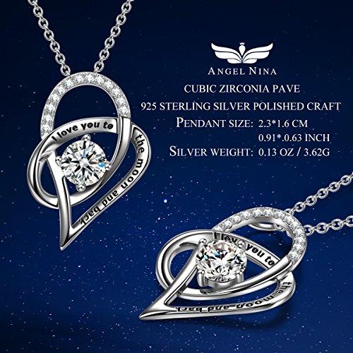 angel nina heart necklace