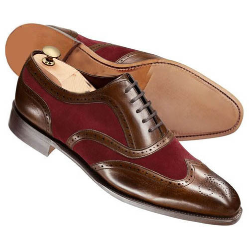 mens burgundy wingtip dress shoes