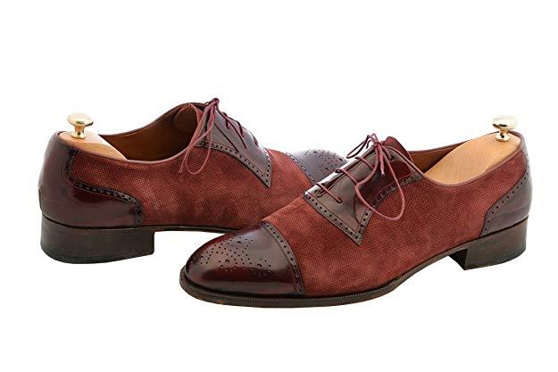 burgundy designer shoes