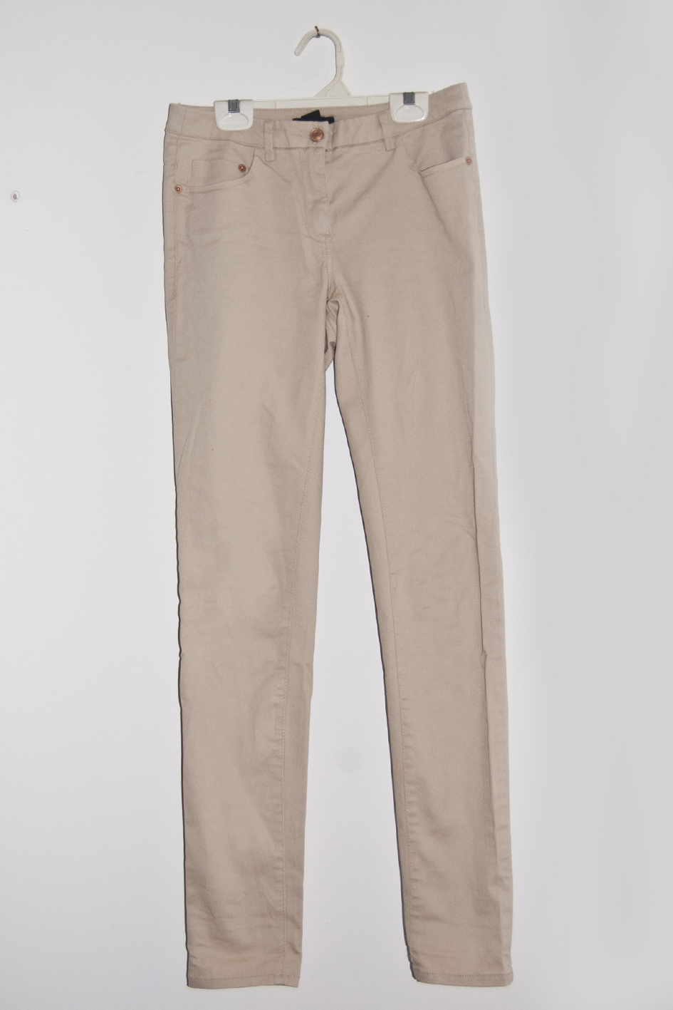 stretch skinny khaki pants