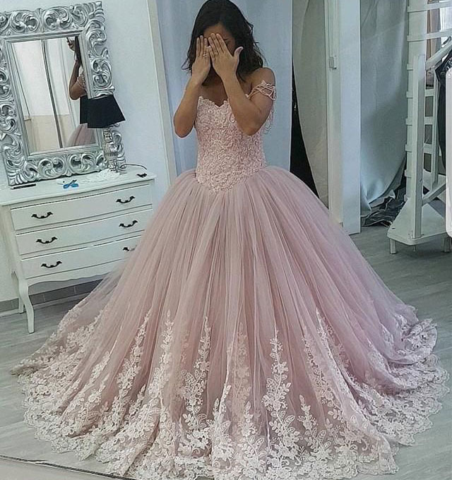 off the shoulder birthday dress