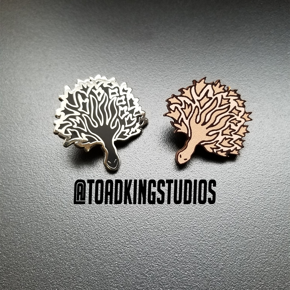 Serpent S Hand Logo Wooden Pin Scp Foundation Sold By Toad King Studios On Storenvy