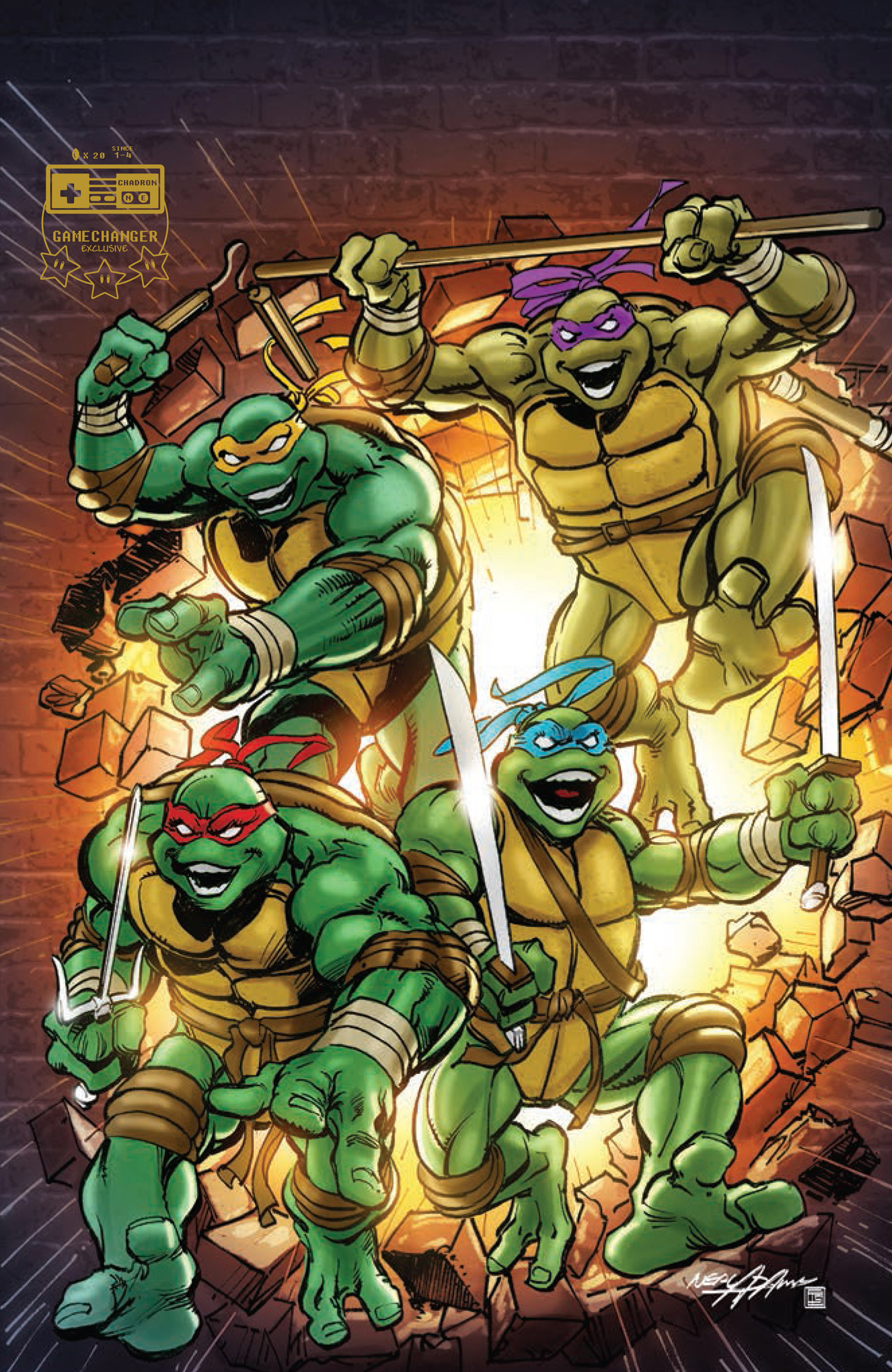 TMNT 100 Neal Adams Signed Cover on Storenvy