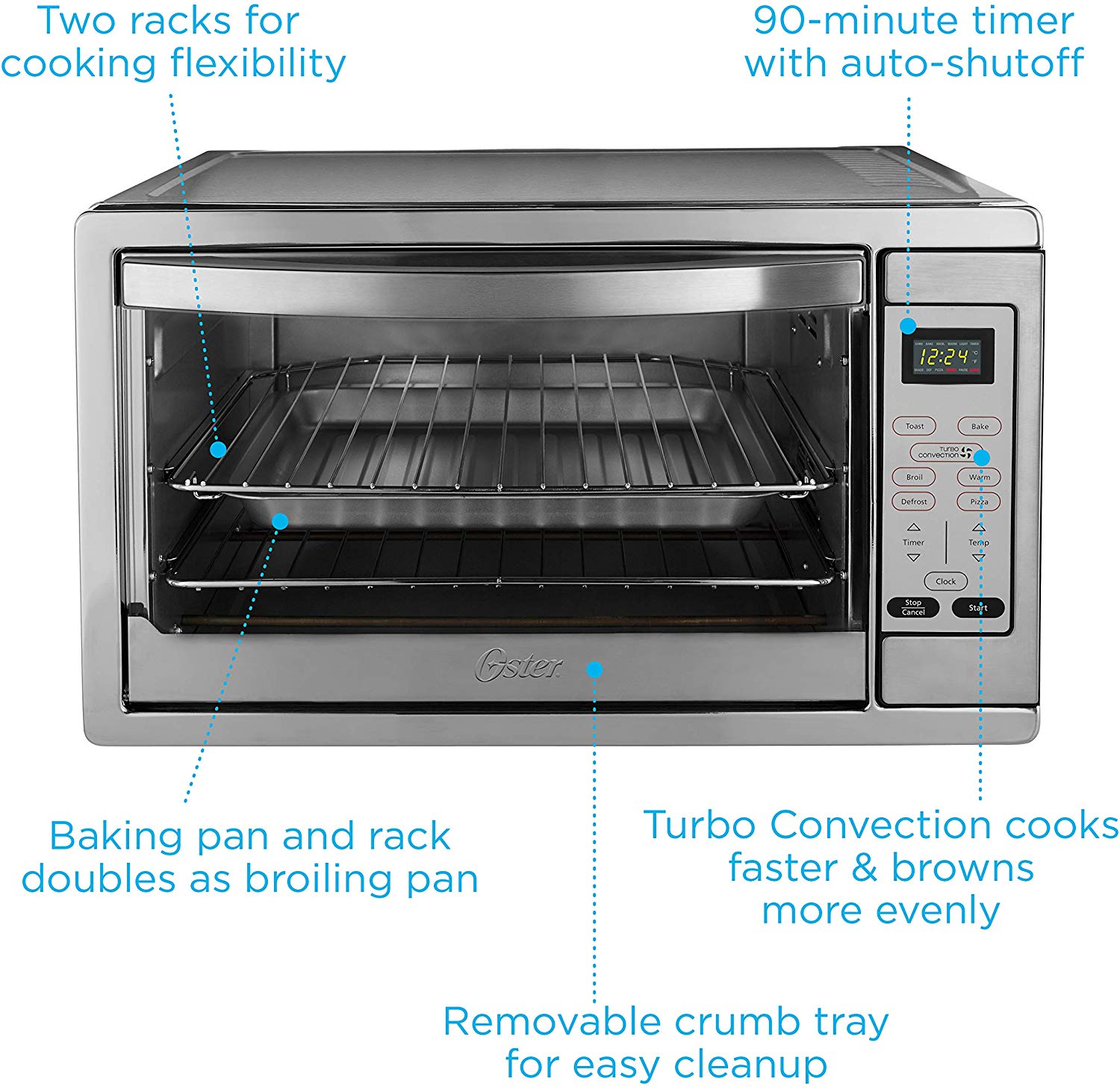 Oster Extra Large Convection Countertop Oven Sold By Bold Bargain
