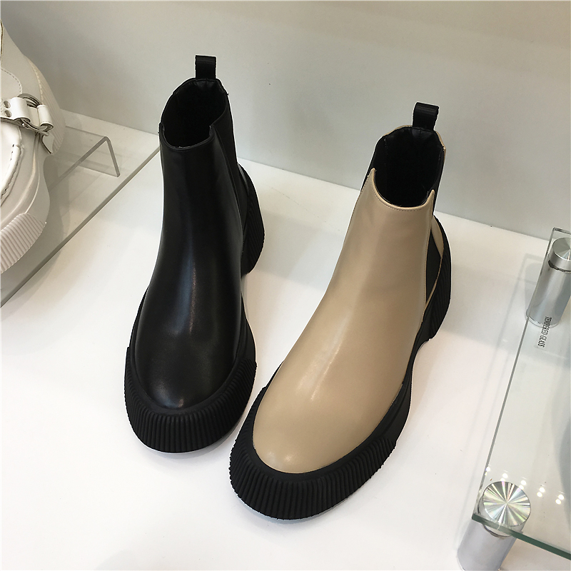 wide fit chunky chelsea boots