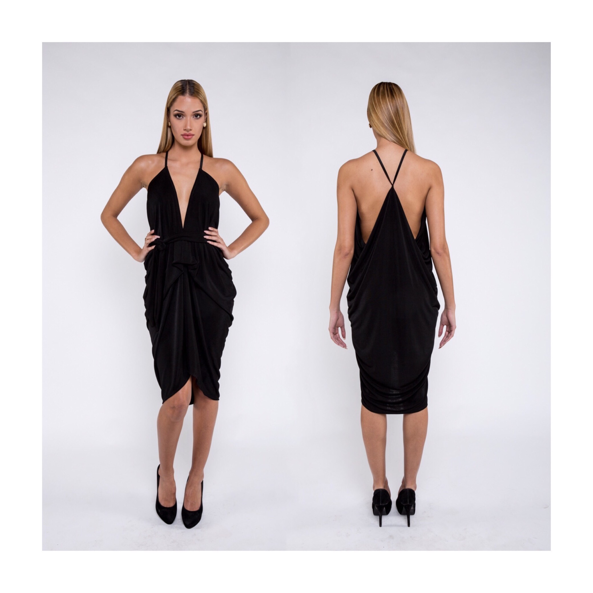 silky cocktail dress