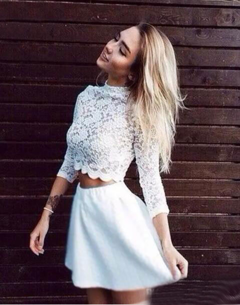 cute two piece dresses