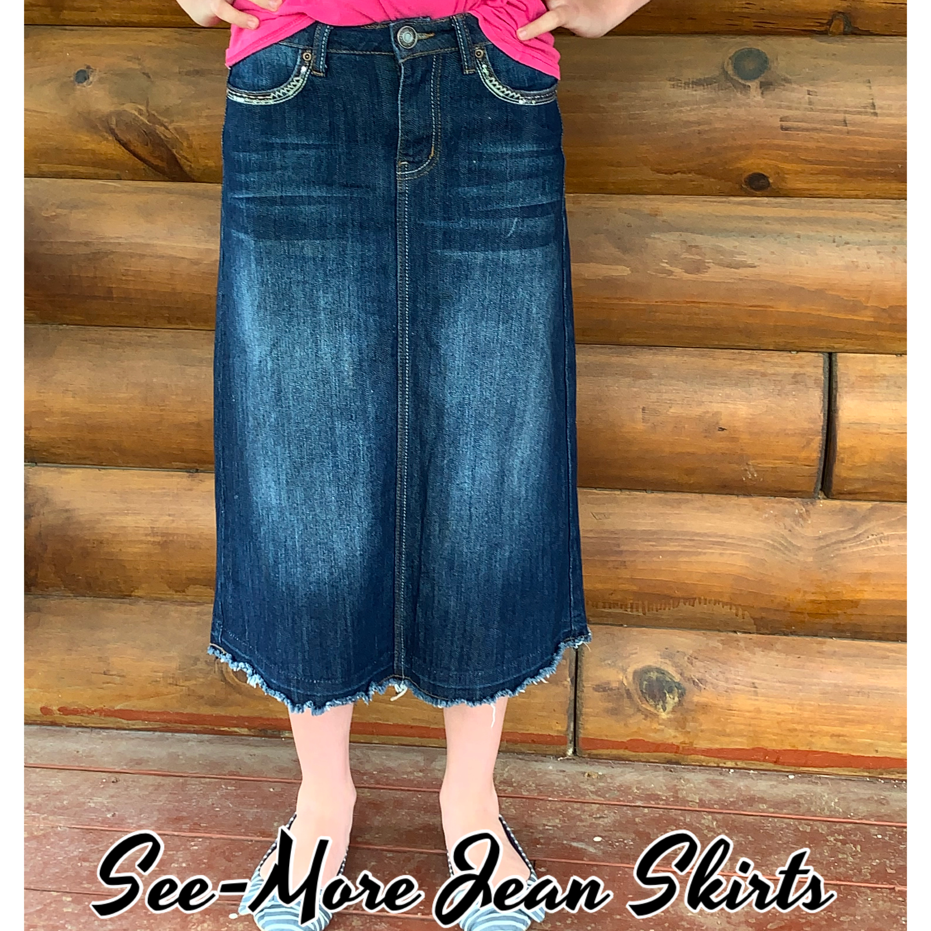 Seemore jean skirts Outlet