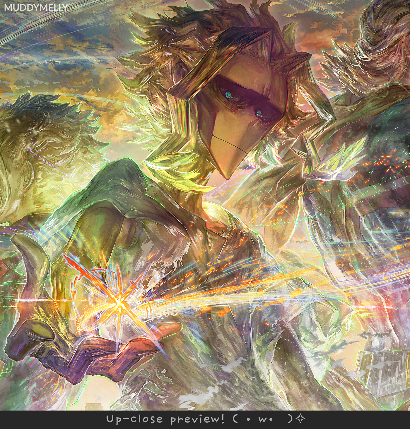 All Might 18 X12 Poster Toshinori Yagi 八木俊典 From My Hero Academia Superhero Anime Art Signed Print Sold By Muddymelly On Storenvy