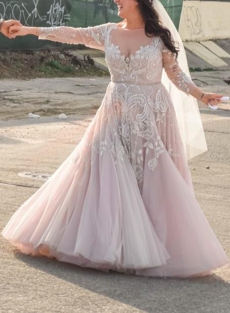plus size lace wedding dresses