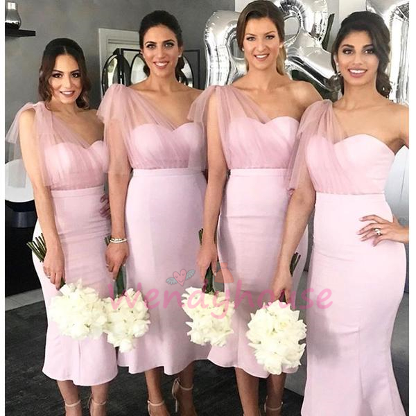 midi bridesmaid dresses