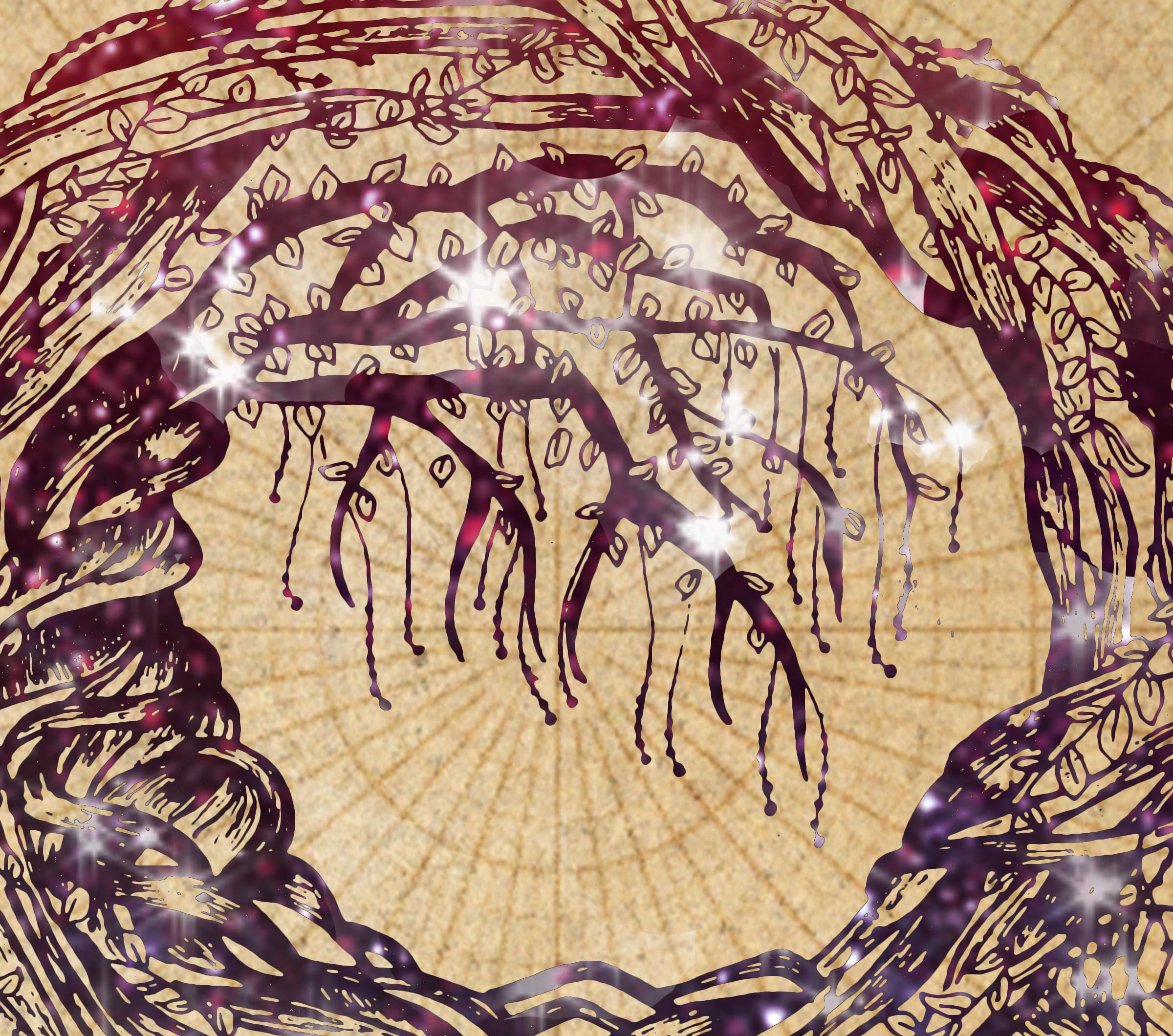 the dreaming tree iii 16 x 20 paper print dream catcher art